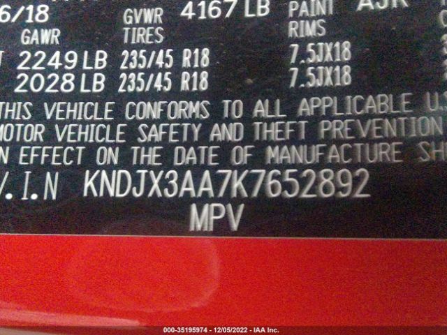 KNDJX3AA7K7652892 KIA Soul !