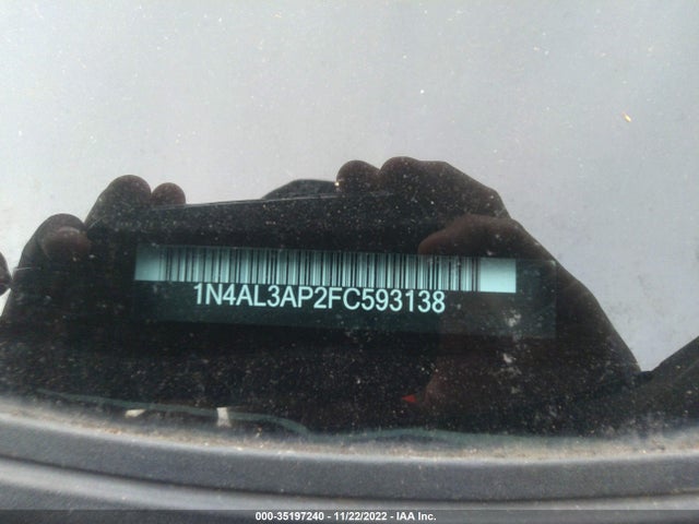 2015 NISSAN ALTIMA 2.5 SV VIN: 1N4AL3AP2FC593138