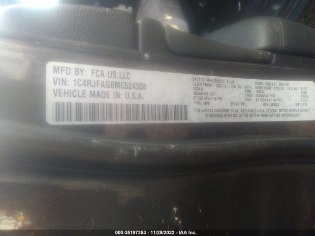 Jeep Grand Cherokee Laredo E 2021 1C4RJFAG6MC524308 Image 10