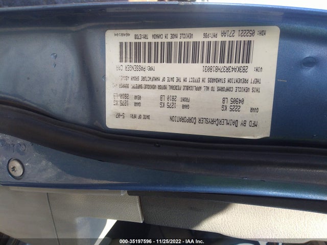 2007 DODGE CHARGER VIN: 2B3KA43R37H818031