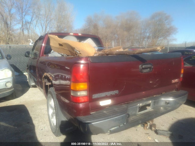 2003 GMC SIERRA 1500 SLE VIN: 2GTEC19T431346917