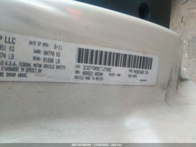 3C3CFFBR9CT127092 Fiat 500