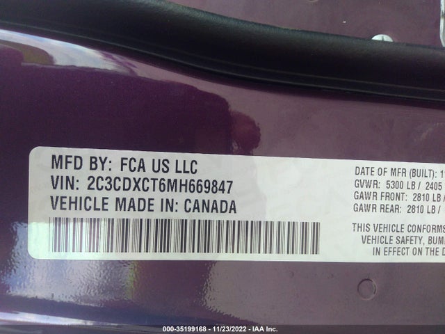 Dodge CHARGER R/T 2021 2C3CDXCT6MH669847 Image 11