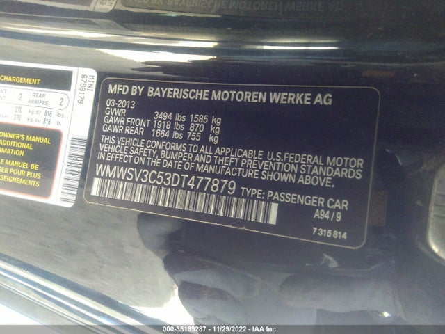 Mini Cooper Hardtop S 2013 WMWSV3C53DT477879 Image 9