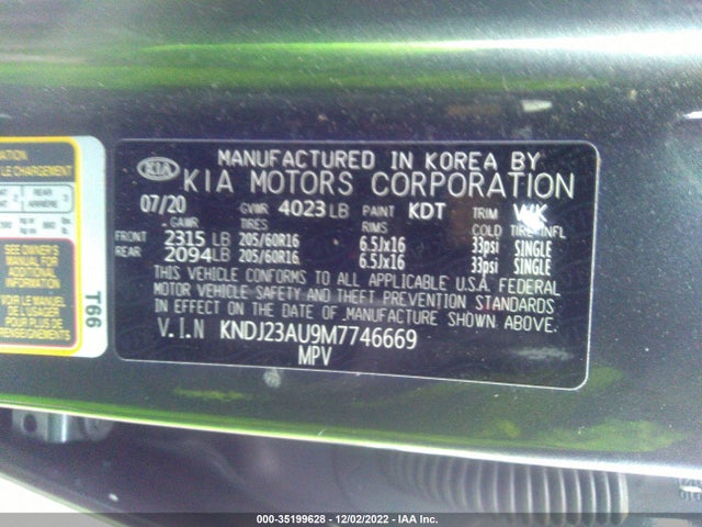 2021 Kia Soul, VIN: KNDJ23AU9M7746669