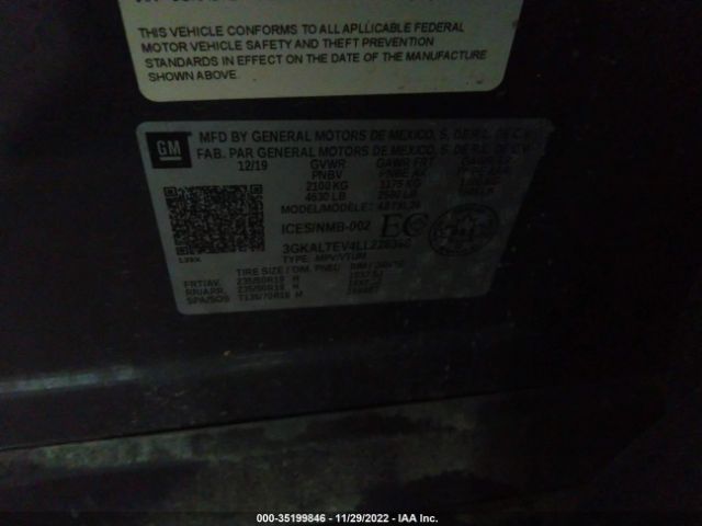 3GKALTEV4LL228368 GMC Terrain Sle