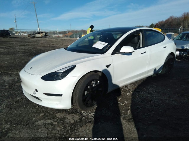 Tesla Model 3 Long Range 2021 5YJ3E1EB1MF915509 Image 2