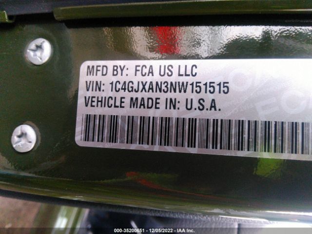 1C4GJXAN3NW151515 Jeep Wrangler Sport S