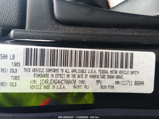 1C4RJEAG4HC708470 Jeep Grand Cherokee Laredo
