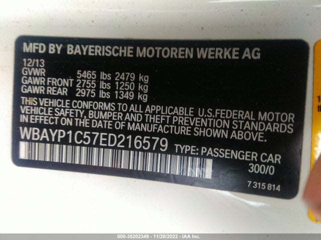 BMW 6 Series 2014 WBAYP1C57ED216579 Image 9