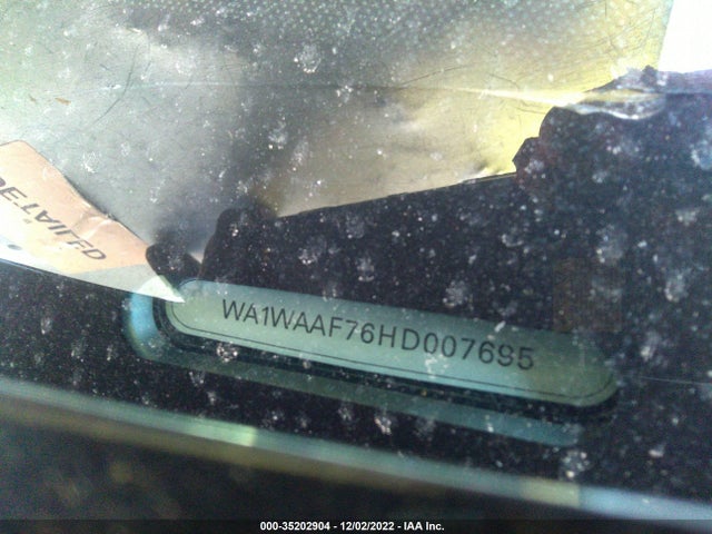 WA1WAAF76HD007695 Audi Q7 Prestige