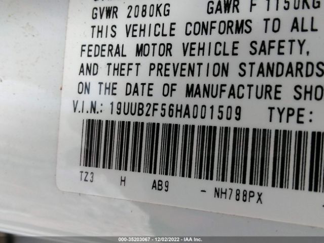 19UUB2F56HA001509 Acura Tlx V6 W/technology Pkg