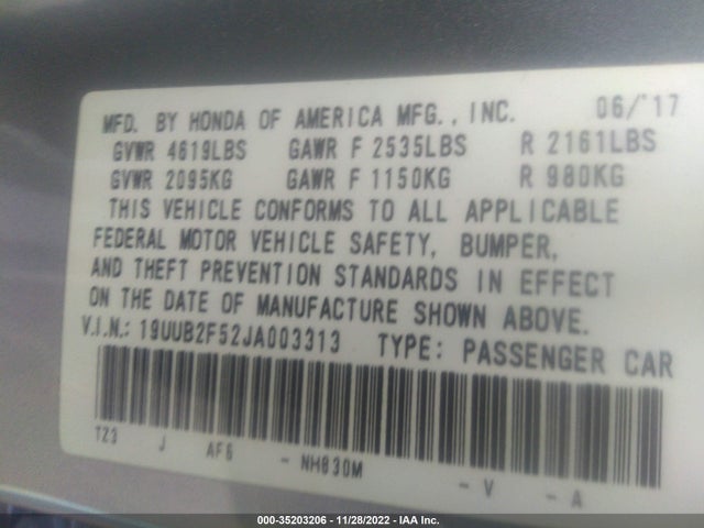 Acura Tlx W/technology Pkg 2018 19UUB2F52JA003313 Image 11