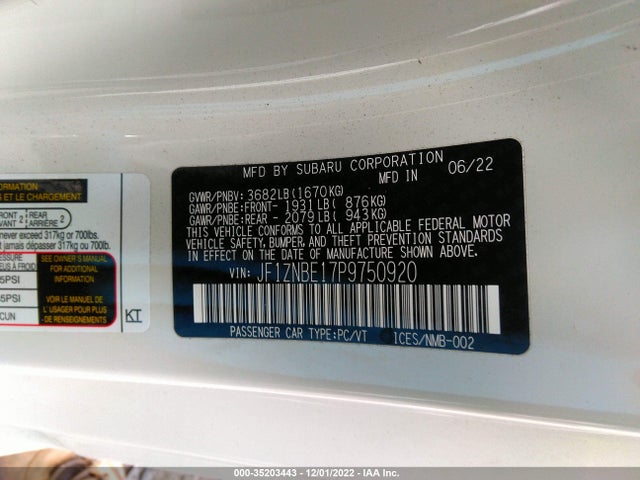2023 Toyota GR 86, VIN: JF1ZNBE17P9750920