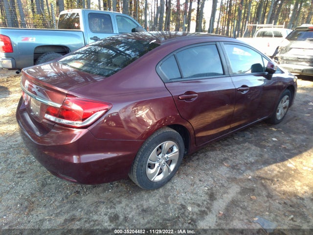 2013 HONDA CIVIC SDN LX VIN: 2HGFB2F51DH594328