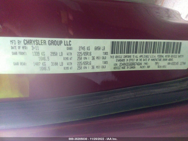 Dodge Grand Caravan Mainstreet 2011 2D4RN3DG6BR674604 Image 14