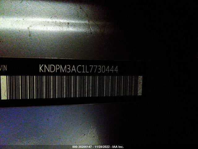 2020 KIA SPORTAGE LX VIN: KNDPM3AC1L7730444