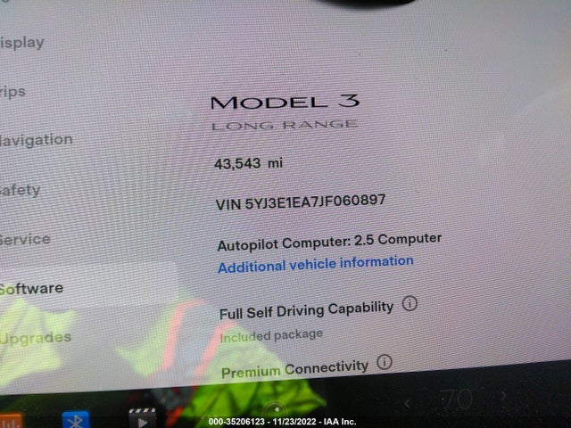 Tesla MODEL 3 2018 5YJ3E1EA7JF060897 Image 7