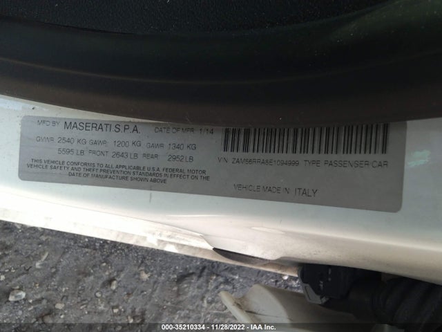 ZAM56RRA8E1094999 Maserati Quattroporte S Q4