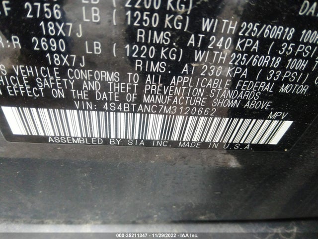 2021 Subaru Outback, VIN: 4S4BTANC7M3120662