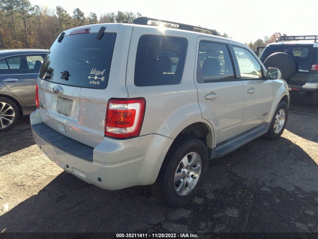 2008 FORD ESCAPE LIMITED VIN: 1FMCU041X8KA50808