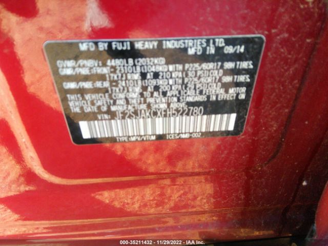 JF2SJAKCXFH522780 Subaru Forester 2.5i Limited