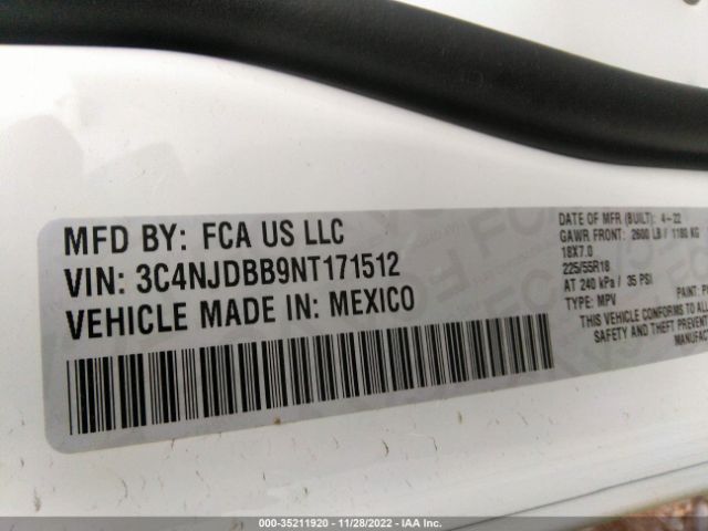 3C4NJDBB9NT171512 Jeep Compass Altitude