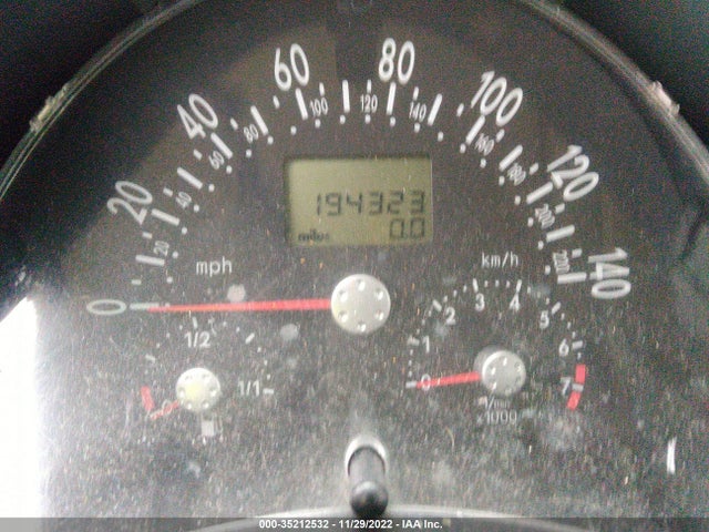 1999 VOLKSWAGEN NEW BEETLE GL VIN: 3VWBA21C5XM422487