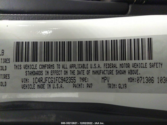 Jeep Grand Cherokee Overland 2015 1C4RJFCG1FC942355 Image 9