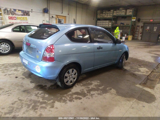2008 HYUNDAI ACCENT GS VIN: KMHCM36C48U075658