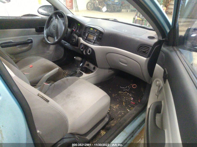 2008 HYUNDAI ACCENT GS VIN: KMHCM36C48U075658