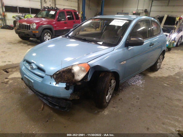 2008 HYUNDAI ACCENT GS VIN: KMHCM36C48U075658