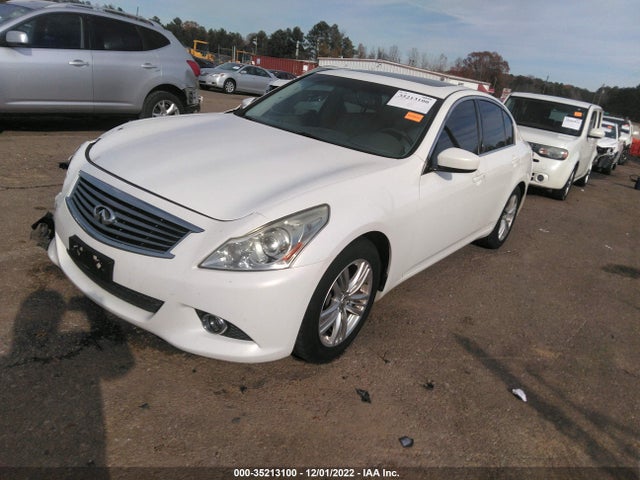 2012 INFINITI G37 SEDAN JOURNEY VIN: JN1CV6AP0CM933636