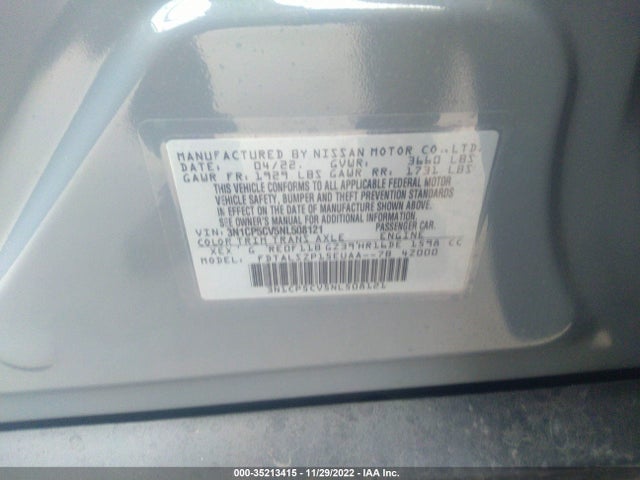 2022 Nissan Kicks, VIN: 3N1CP5CV5NL508121