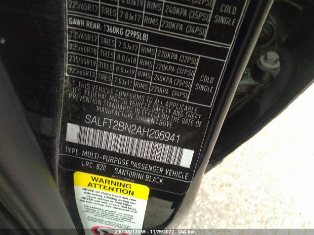 SALFT2BN2AH206941 Land Rover LR2 HSE