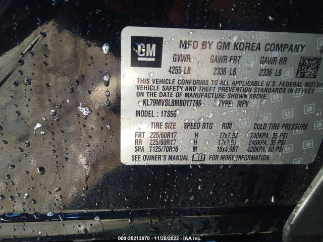 Chevrolet Trailblazer Activ 2021 KL79MVSL8MB017796 Image 9