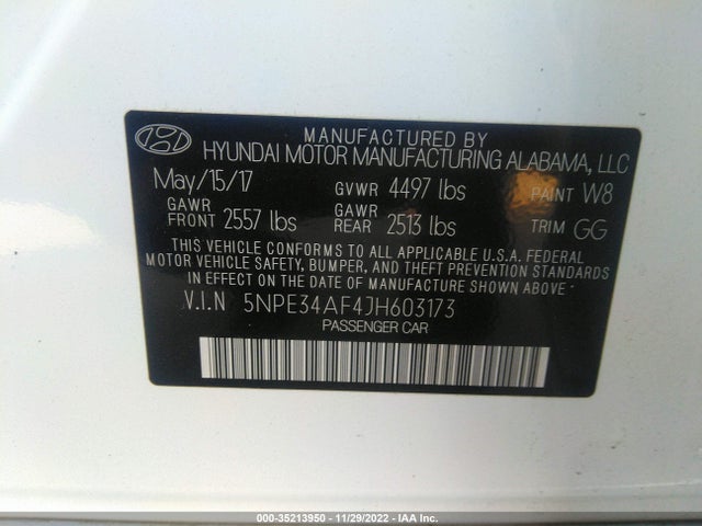 Hyundai SONATA SEL 2018 5NPE34AF4JH603173 Image 9