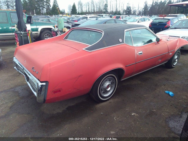 1972 MERCURY COUGAR VIN: 2F93H540883