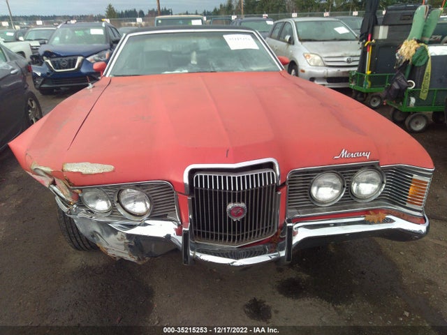 1972 MERCURY COUGAR VIN: 2F93H540883
