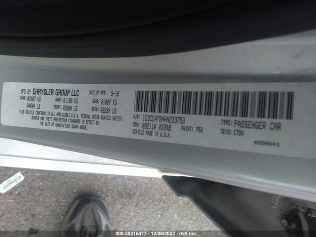 1C3CC4FB4AN223753 Chrysler Sebring Touring