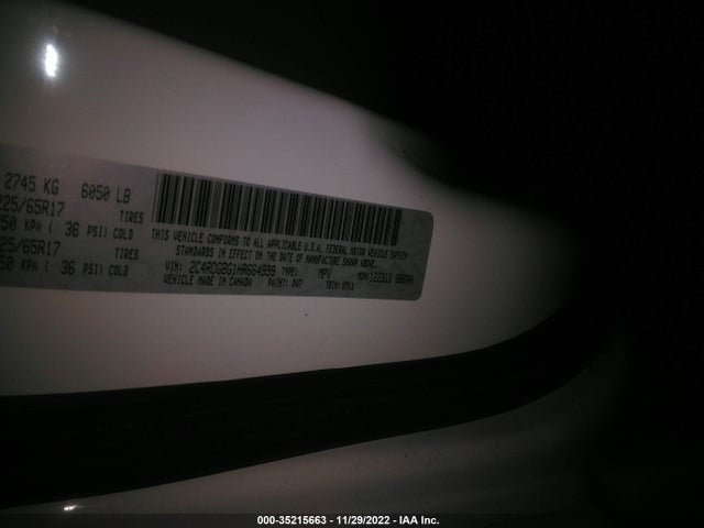 Dodge Grand Caravan Se 2017 2C4RDGBG1HR664999 Image 9