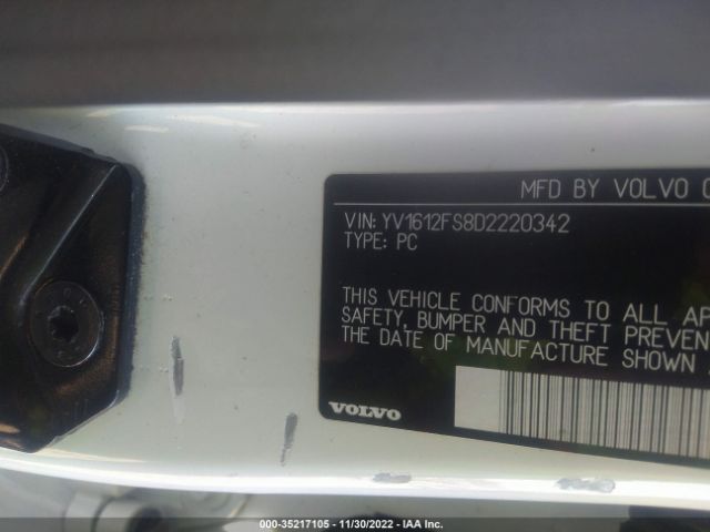 YV1612FS8D2220342 Volvo S60