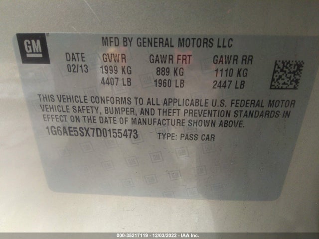 Cadillac Ats Premium 2013 1G6AE5SX7D0155473 Image 9