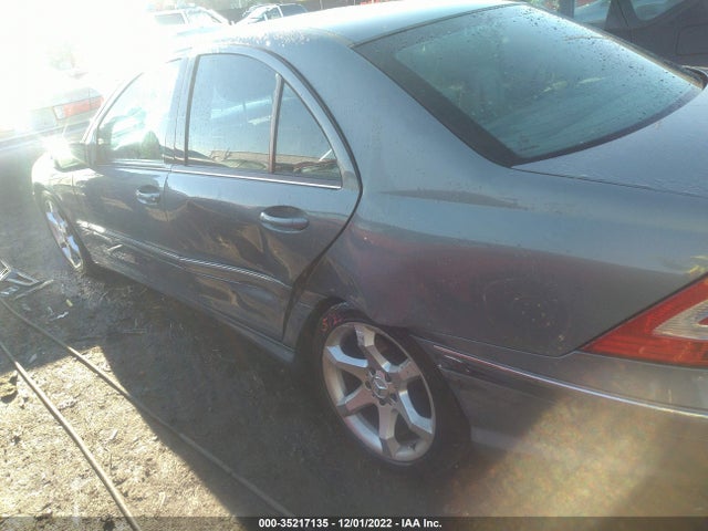 2007 MERCEDES-BENZ C-CLASS 2.5L SPORT VIN: WDBRF52H57A940903