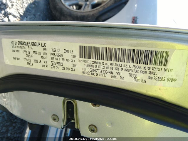 1C6RR6PT5ES364904 RAM 1500 Longhorn Limited