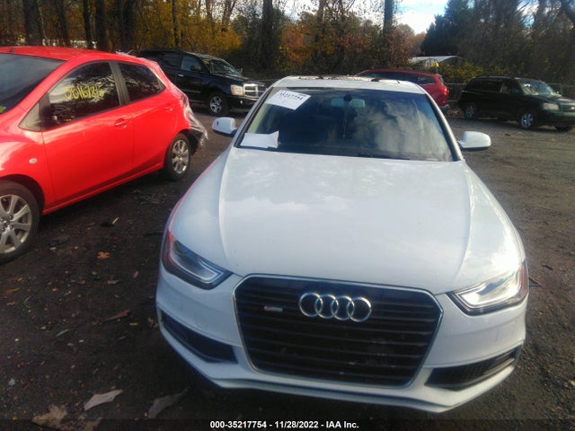 2014 AUDI A4 PREMIUM PLUS VIN: WAUHFAFL9EN014687