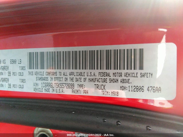 RAM 1500 Classic Big Horn 2019 1C6RR6LT5KS572699 Image 10