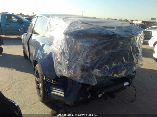 2021 TESLA MODEL Y STANDARD RANGE VIN: 5YJYGDED2MF121458