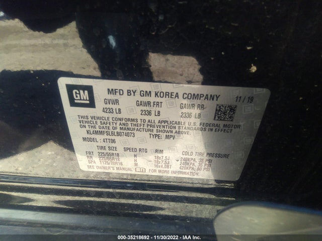 2020 Buick Encore, VIN: KL4MMFSL6LB074073