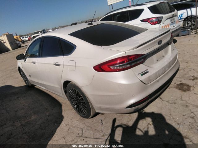 3FA6P0SU1JR123545 Ford Fusion Energi Titanium/platinum